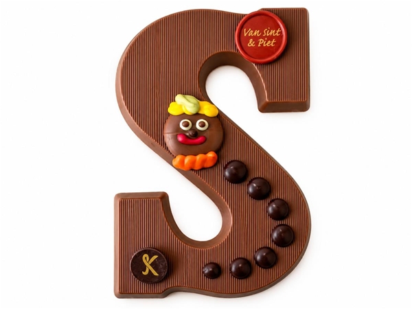 Choc.letter melk massief