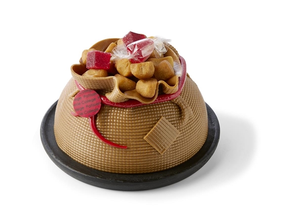 Zak van Sinterklaas taartje