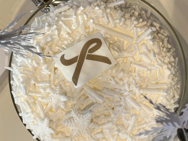 Wintertaart&nbsp;2e maat ongesneden (rond) (12-14p.)